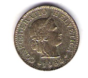  Schweiz 5 Rappen Cu-Al 1982   Schön Nr.24   