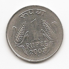  Indien 1 Rupee 2003 #520   