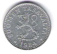  Finnland 10 Penniä Al 1984 Schön Nr.50a (D7/221)   