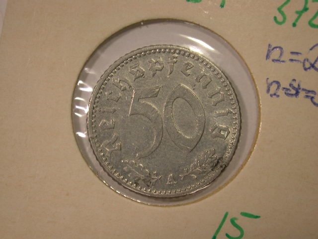 12005 50 Pfennig 1939 A in vz+ besser !!