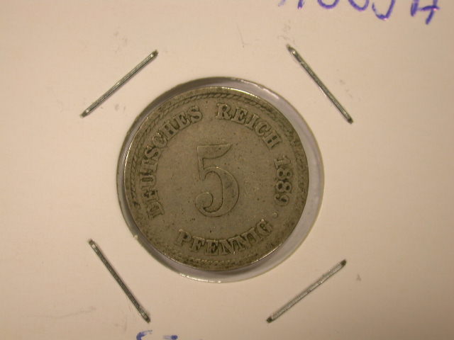 12005 5 Pfennig 1889 A