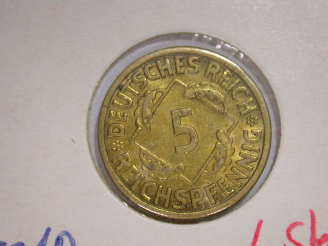  12006  5  Pfennig  1935 A  Fast ST  anschauen   