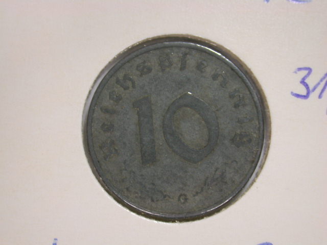  12006  10  Pfennig  1942 G ss-vz besser  anschauen   