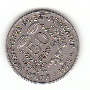  50 francs Westafrika 1972 (F385)   