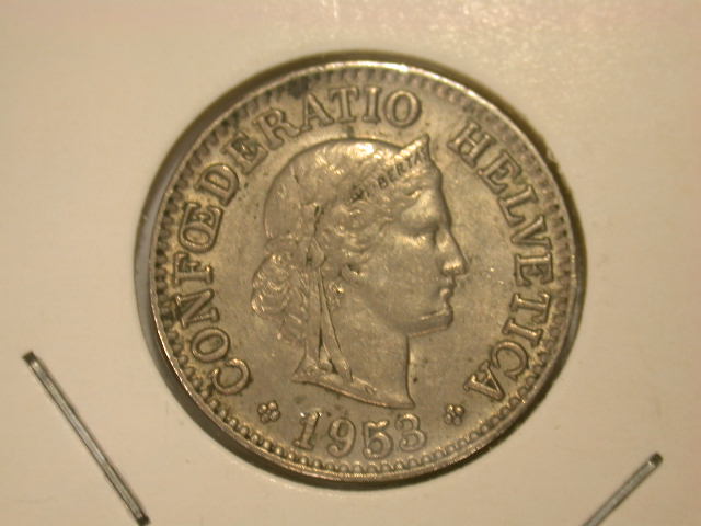 12007.19 Schweiz 10 Rappen von 1953 in vz/vz-st anschauen