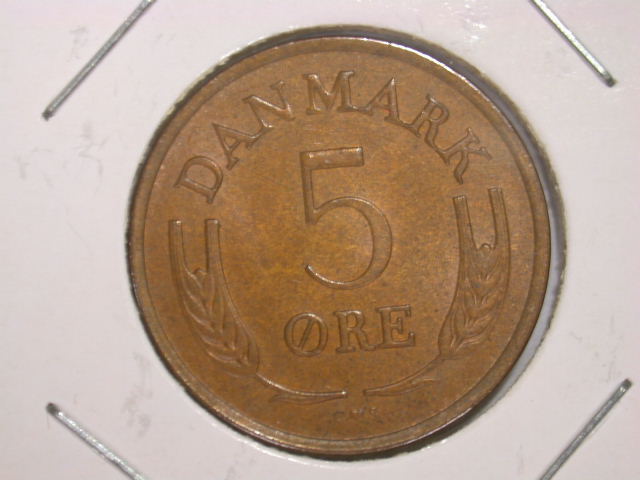  12008  Dänemark  5 Öre von 1968 in ST   