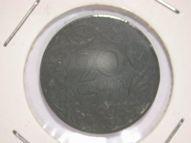 12008 Polen 20 Grosz von 1923 in vz+