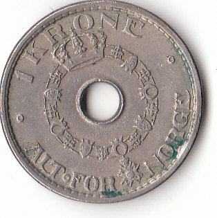 1 Krone Norwegen 1950 (F400)
