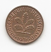  BRD 1 Pfennig 1976 D #525   
