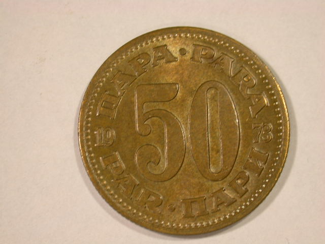 12011 Jugoslawien 50 Para 1973 in ST fein