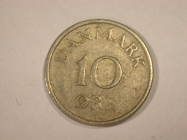  12011 Dänemark  10 Öre von 1956   