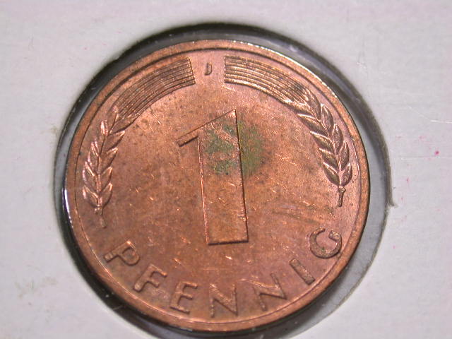  12013 1 Pfennig  1967 J  vz/vz+   