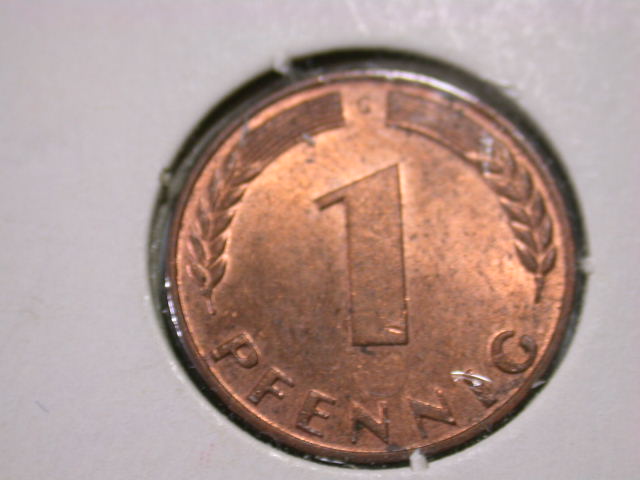 12013 1 Pfennig 1968 G in f.st/st