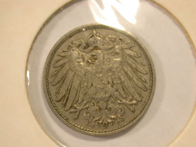  12013  Kaisereich  10 Pfennig  1912 F in ss-vz   