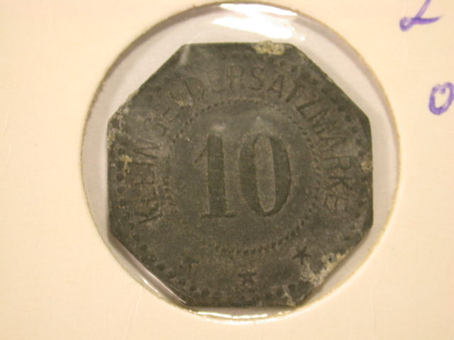 11014 Notgeld/Kriegsgeld Hayingen (Elsaß-Lothringen) 10 o.J.