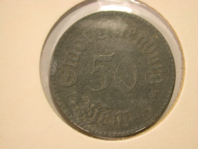  11014 Notgeld/Kriegsgeld   Altenburg  50 Pfennig  1920   