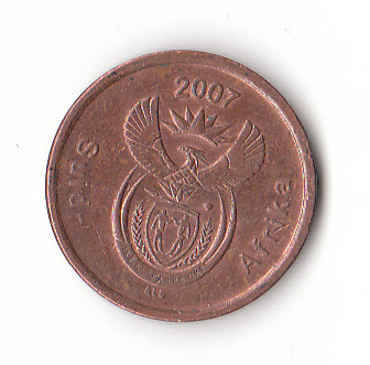  5 Cent Süd-Afrika 2007 (F425)   