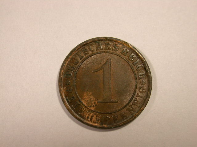  12015 1 Pfennig  1932 A  in  vz/vz-st   