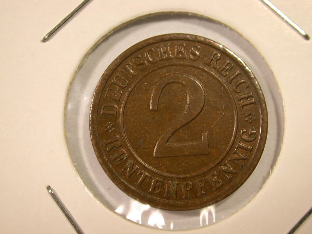  12015 2 Pfennig  1923  G  in  vz-t/f.st  seltene Erhaltung !!   