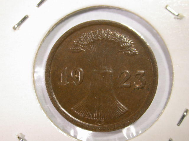  12015 2 Pfennig  1923  G  in  vz-t/f.st  seltene Erhaltung !!   