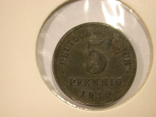  12015 5 Pfennig  1919 F  in ss   