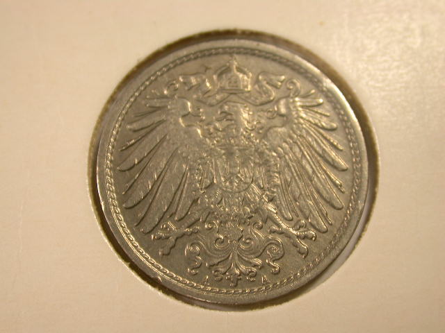  12015 10 Pfennig  1904 A  in vz/vz-st   