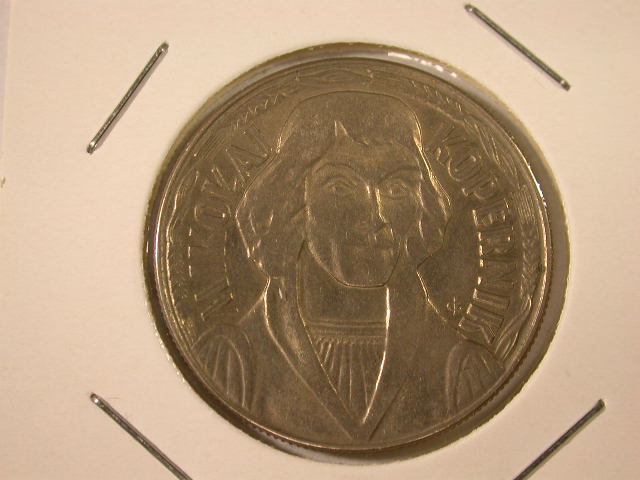  12016  Polen  10 Zloty, Kopernikus von 1968  in  f.st/st !!!   