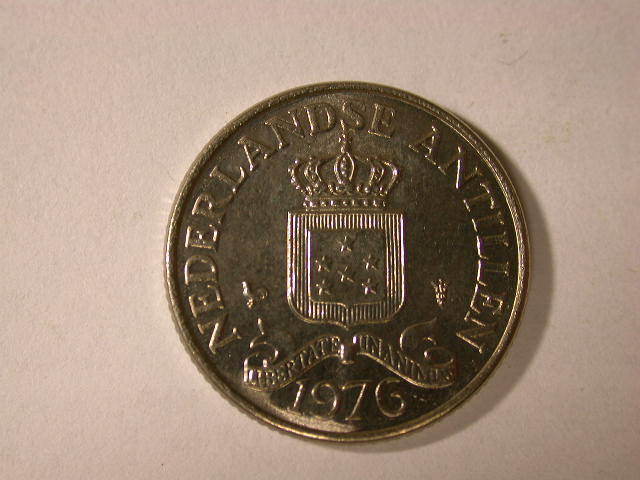  12016  Niederlande  Antillen  25 Cent von 1976 in ST   