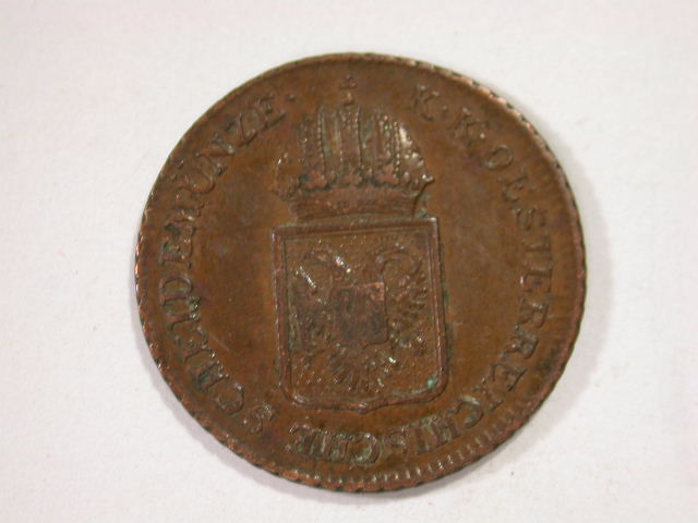  12017  Österreich  1/4  Kreuzer  1816 in vz-st   