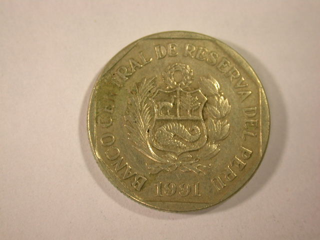  12018  Peru  50 Centimos von 1991   