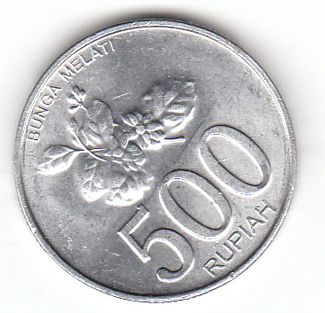  500 Rupiah Indonesien 2003 (F436)   