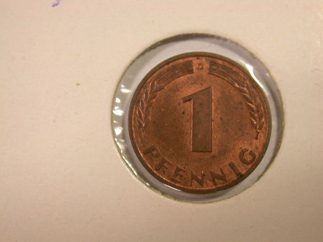  12019  1 Pfennig  1950 FD in f.st / ST   