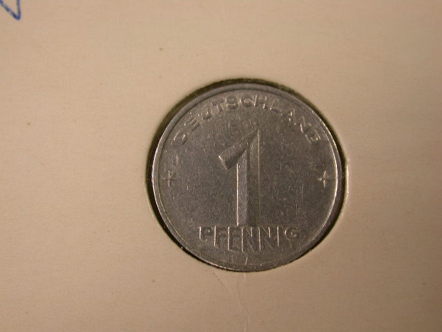  12020 DDR   1 Pfennig  1952 A  in f.vz/vz   