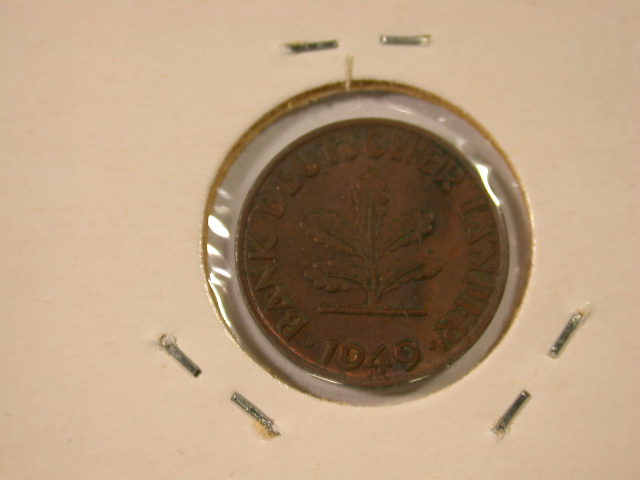  12020   1 Pfennig  1949 F  in vz/vz-st   