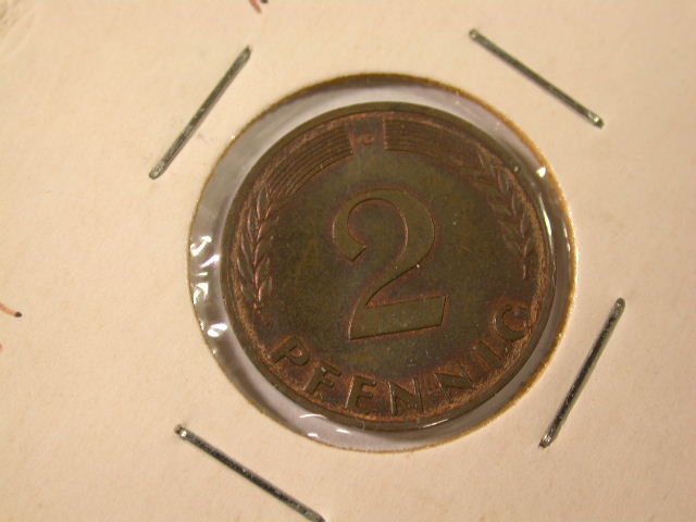  12020   2 Pfennig  1968 G  in  f.st/st   