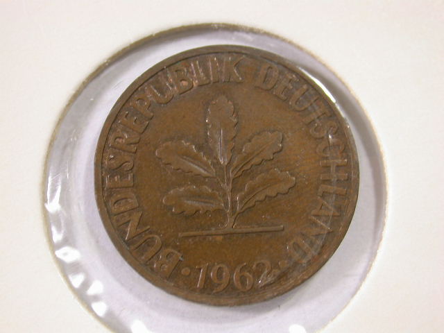  12021  2 Pfennig 1962  D  in vz/vz-st   