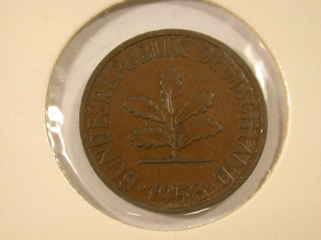  12021  2 Pfennig 1958  D  in vz   