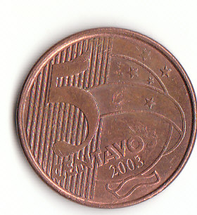  5 Centavos Brasilien 2003  (F530)   