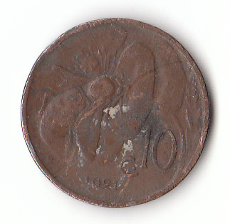  10 Centesimi Italien 1921 (F536)   