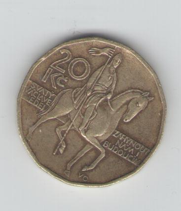  20 Koruna Tschechien 1998   