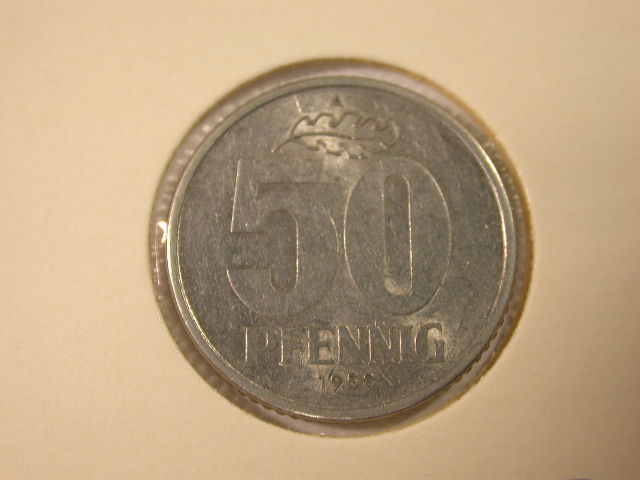  12024  DDR  50 Pfennig  1958  in ss   