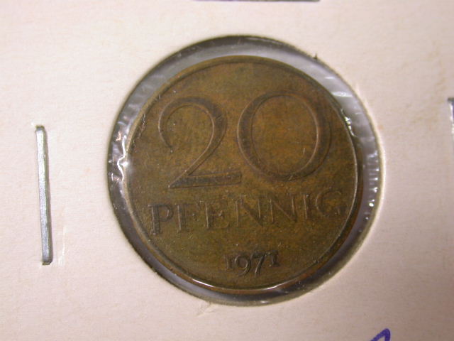 12024 DDR 20 Pfennig 1971 in ss