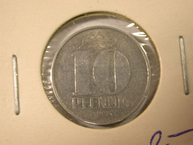 12024 DDR 10 Pfennig 1983 in f.vz/vz