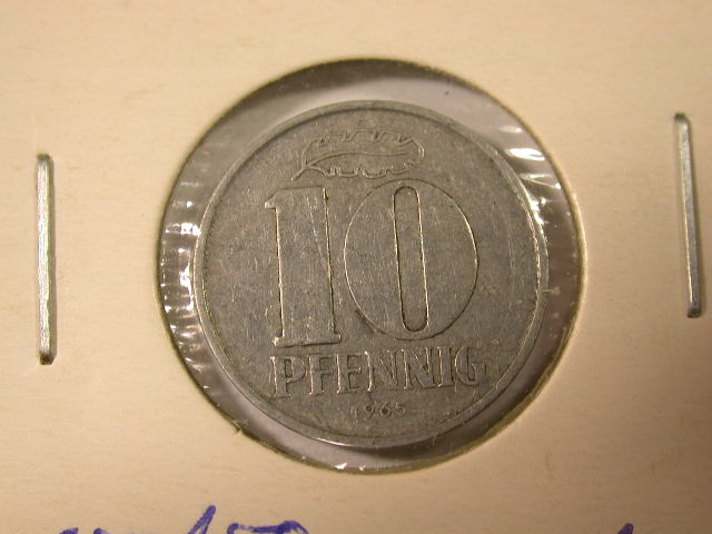  12024  DDR   10 Pfennig  1965  in ss   