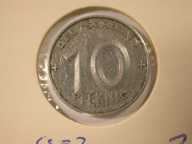 12024 DDR 10 Pfennig 1950 A in ss