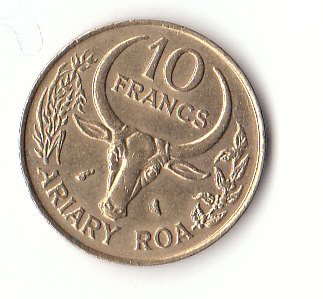 10 francs Madagaskar 1989 (F564)