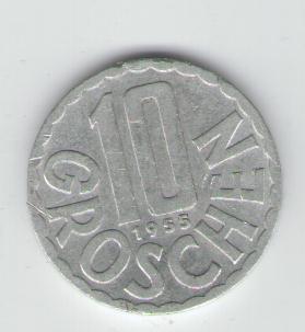 10 Groschen Österreich 1955
