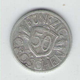  50 Groschen Österreich 1946   