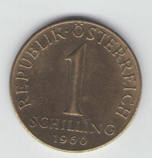  1 Schilling Österreich 1960   