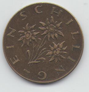  1 Schilling Österreich 1960   